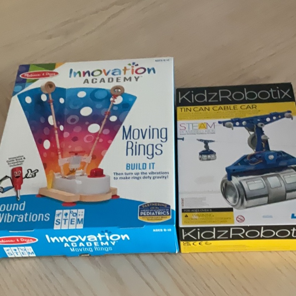 2 STEM Learning Kits Sounf/vibrations & Mechsnics